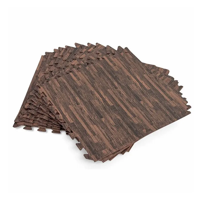 Bestway 58712 Bassenggulvbeskytter 12 Enheter unisex, Brown, 50 x 50cm