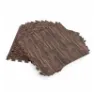 Bestway 58712 Bassenggulvbeskytter 12 Enheter unisex, Brown, 50 x 50cm