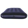 Bestway 67224 Twin Easy Inflate Flocked 188x99x28 Cm Enkel Luftmadrass Med Innebygd Pumpe, Navy, 188 x 99 x 28cm