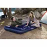 Bestway 67681 Double 191x137x30 Cm Enkel Luftmadrass Med Innebygd Pumpe, Navy, 191 x 137 x 30cm