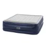 Bestway 67692 Double 203x193x56 Cm Dobbel Luftmadrass Med Innebygd Pumpe, Multicolour, 203 x 193 x 56cm