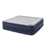 Bestway 67692 Double 203x193x56 Cm Dobbel Luftmadrass Med Innebygd Pumpe, Multicolour, 203 x 193 x 56cm