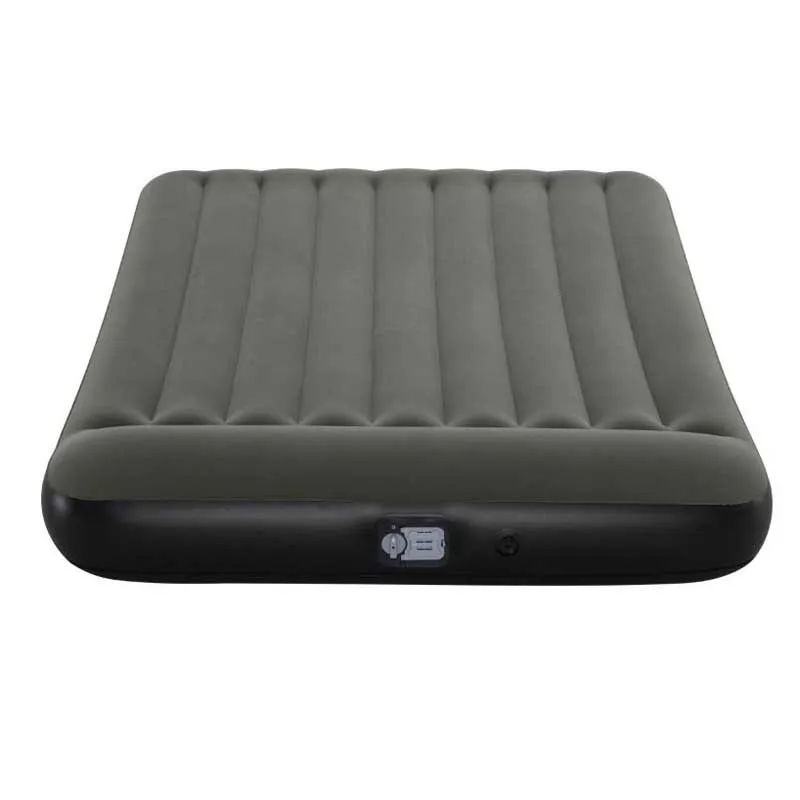Bestway 67930 Double 203x152x30 Cm Dobbel Luftmadrass Med Innebygd Pumpe, Multicolour, 203 x 152 x 30cm