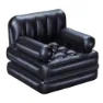 Bestway 75114 Multi-max 4-in-1 191x38x25 Cm Luftstol unisex, Multicolour, 4 Posiciones Negro 191 x 38x