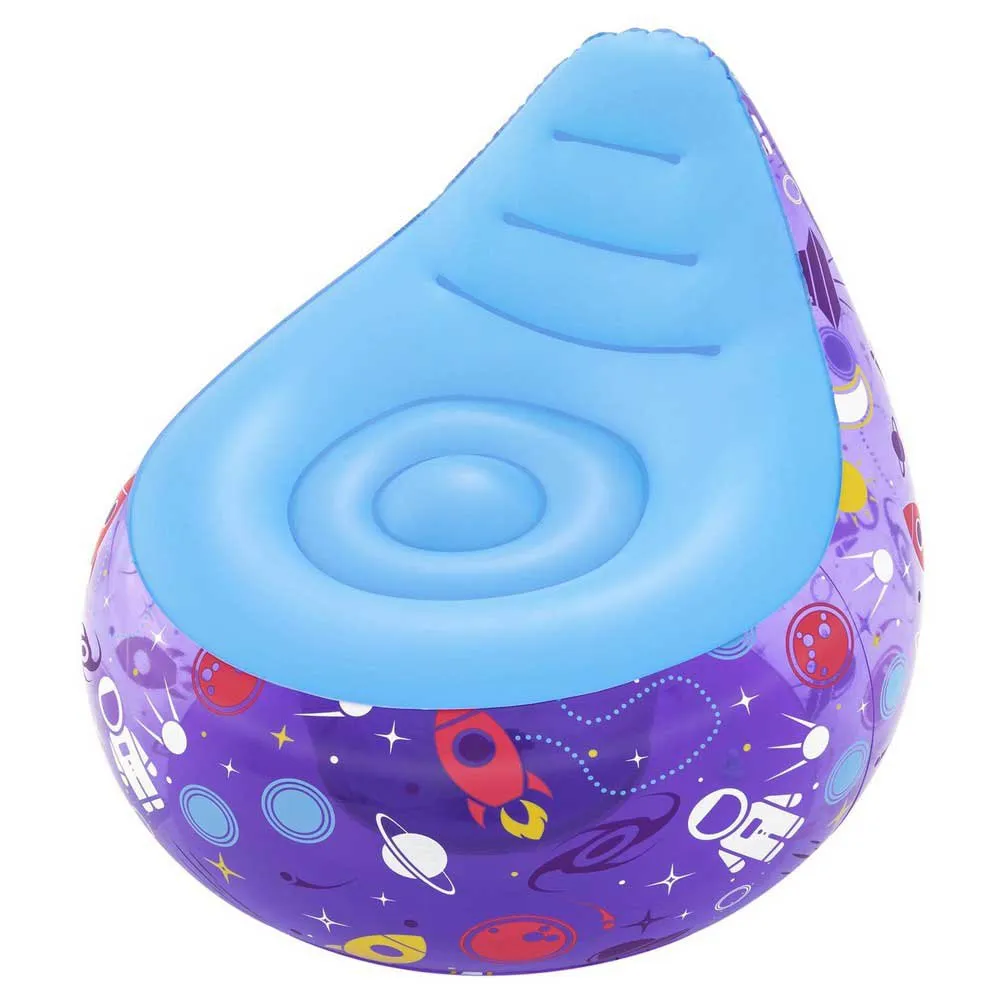 Bestway 75122 Astro Glow Led Junior Luftstol unisex, Multicolour, 72 x 72 x 64cm
