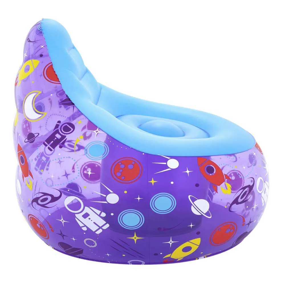 Bestway 75122 Astro Glow Led Junior Luftstol unisex, Multicolour, 72 x 72 x 64cm