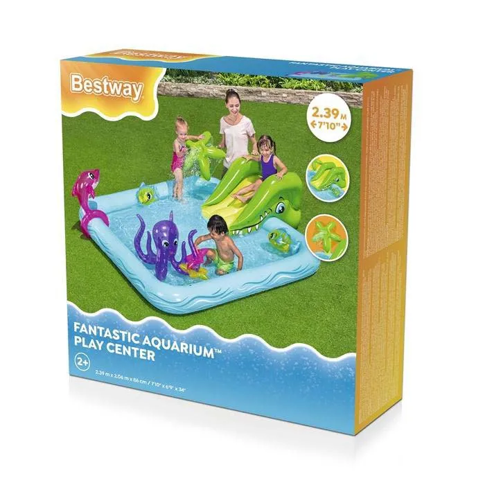 Bestway Aquarium 239x206x86 Cm Vannlekesenter unisex, Multicolour, +24MON