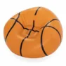 Bestway Basketball Air Inflatable Sofa Oppblåsbar Sofa, Orange / black, +6Y