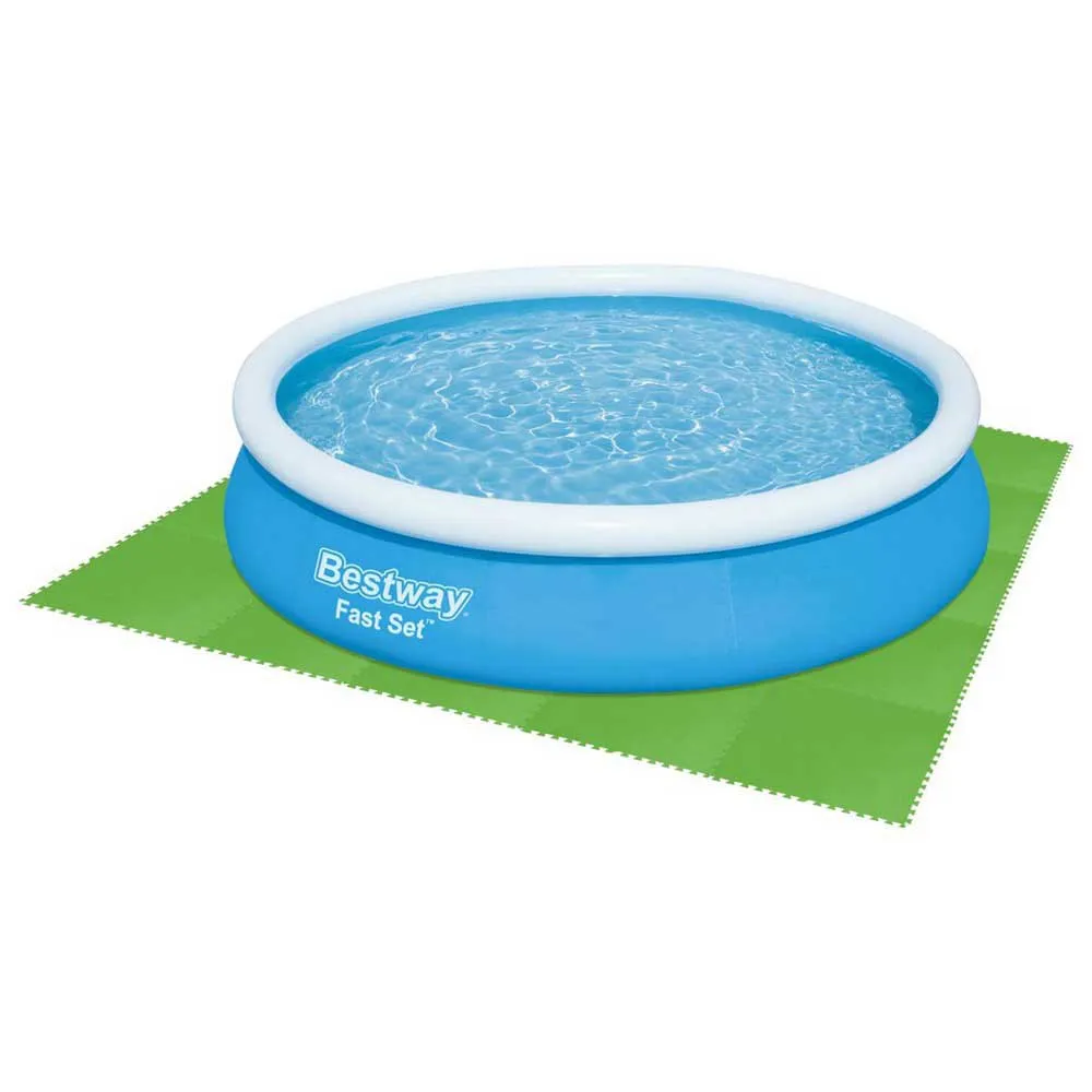 Bestway Bassengbunnsbeskytter 9 Enheter unisex, Green, 78 x 78cm Bestway Bassengbunnsbeskytter 9 Enheter unisex, Green, 78 x 78cm