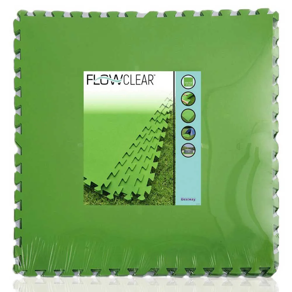 Bestway Bassengbunnsbeskytter 9 Enheter unisex, Green, 78 x 78cm Bestway Bassengbunnsbeskytter 9 Enheter unisex, Green, 78 x 78cm