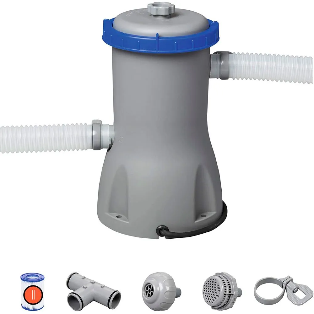 Bestway Behandlingsanlegg For Basseng På 3028 Liter, Multicolor, One Size Bestway Behandlingsanlegg For Basseng På 3028 Liter, Multicolor, One Size