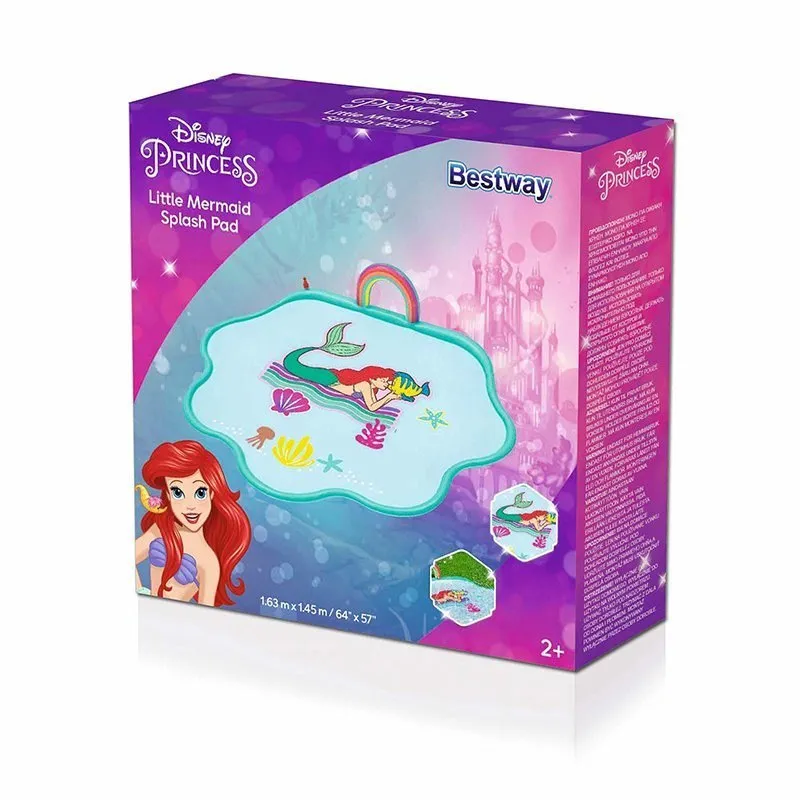 Bestway Disney Liten Havfrue Vannmatte Med Sprinkler unisex, Blue / multicolor, 163 x 145cm Bestway Disney Liten Havfrue Vannmatte Med Sprinkler unisex, Blue / multicolor, 163 x 145cm