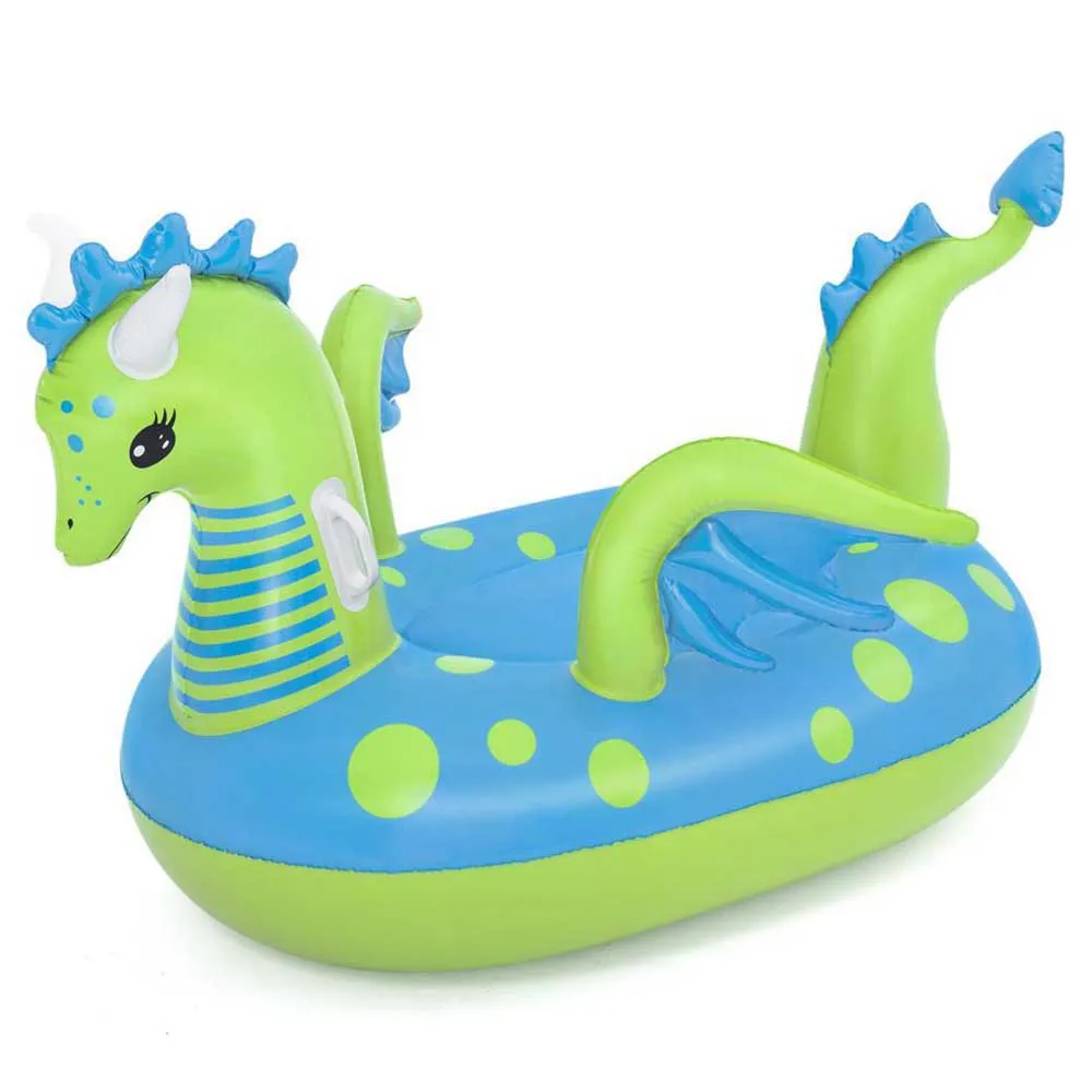 Bestway Dragon Luftmadrass For Basseng unisex, Green / blue, 134 x 142cm