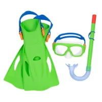 Bestway Dykkermaske Med Snorkel Og Finner Junior 2 Assorterte Farger