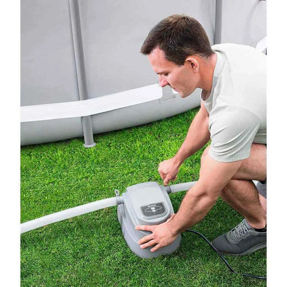 Bestway Elektrisk Bassengvarmer Opptil 3.7 M³, Grey, One Size Bestway Elektrisk Bassengvarmer Opptil 3.7 M³, Grey, One Size