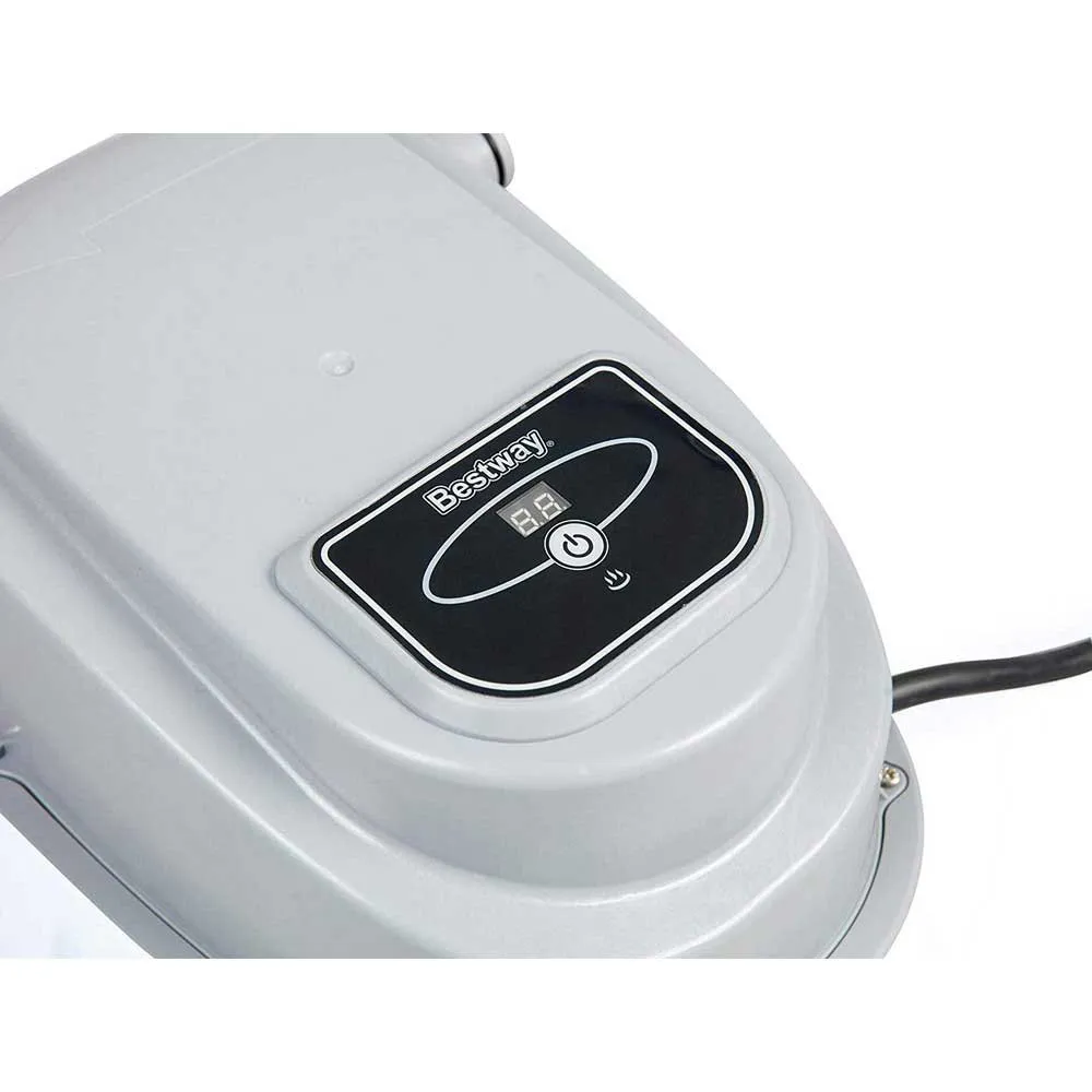 Bestway Elektrisk Bassengvarmer Opptil 3.7 M³, Grey, One Size Bestway Elektrisk Bassengvarmer Opptil 3.7 M³, Grey, One Size
