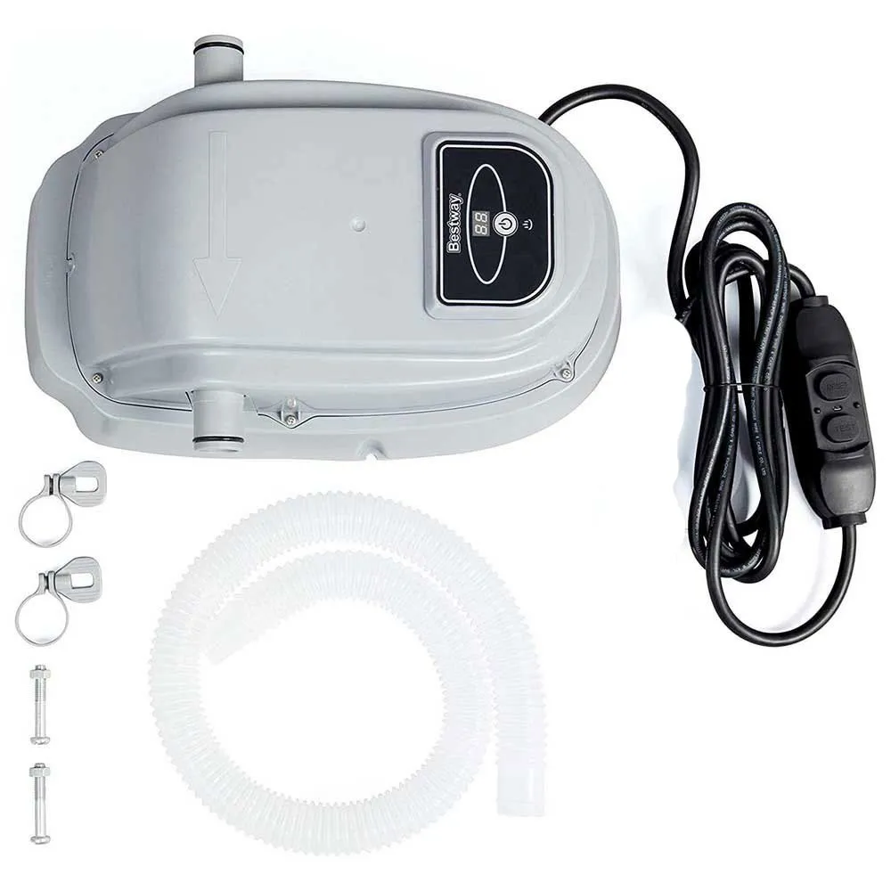Bestway Elektrisk Bassengvarmer Opptil 3.7 M³, Grey, One Size Bestway Elektrisk Bassengvarmer Opptil 3.7 M³, Grey, One Size