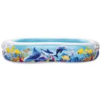 Bestway Family 262x157x46 Cm Ovalt Oppblåsbart Basseng unisex Bestway Family 262x157x46 Cm Ovalt Oppblåsbart Basseng unisex