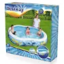 Bestway Family 262x157x46 Cm Ovalt Oppblåsbart Basseng unisex, Blue / white, 544L