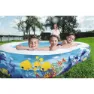 Bestway Family 262x157x46 Cm Ovalt Oppblåsbart Basseng unisex, Blue / white, 544L