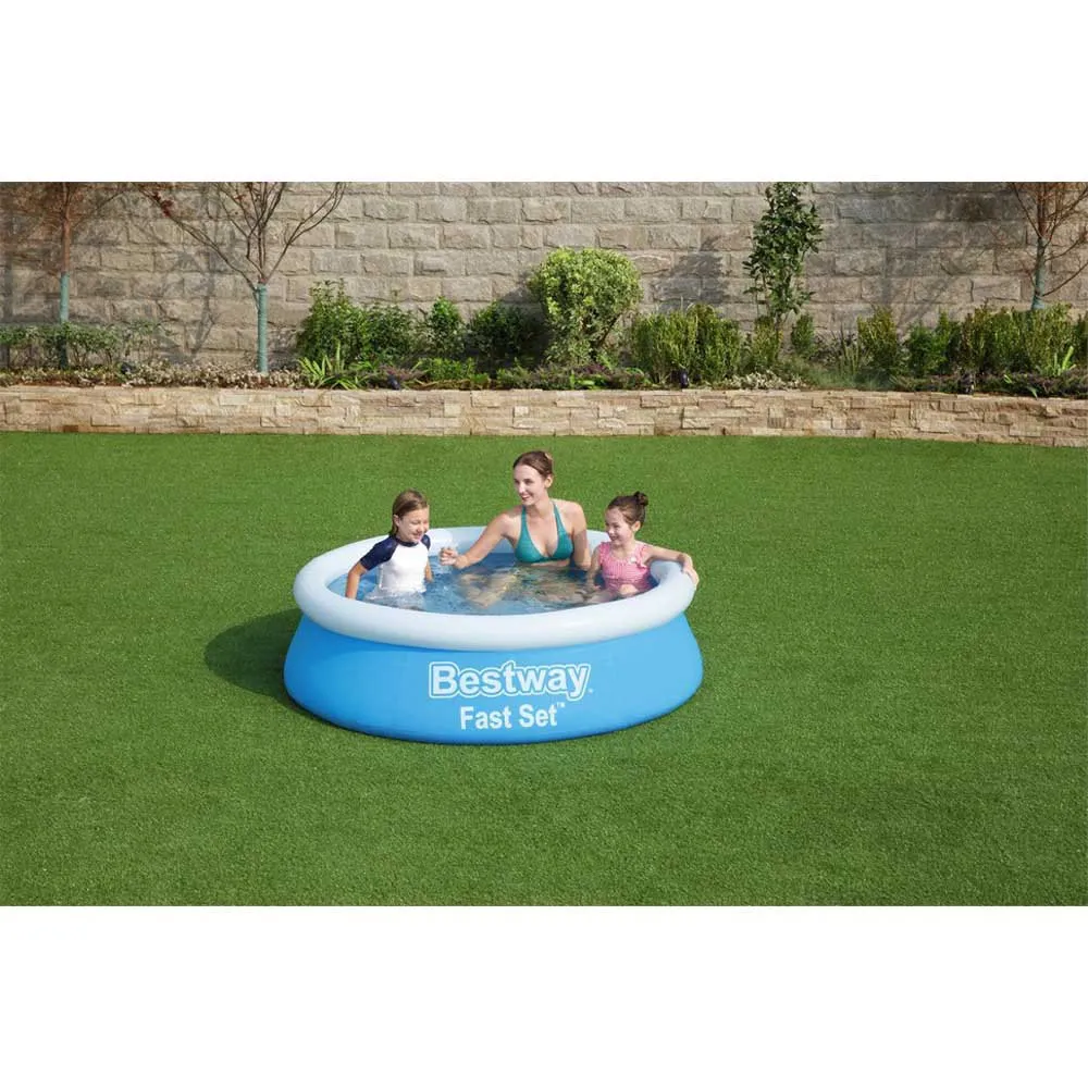 Bestway Fast Set 183x51 Cm Rund Oppblåsbar Basseng unisex, Blue, 940L