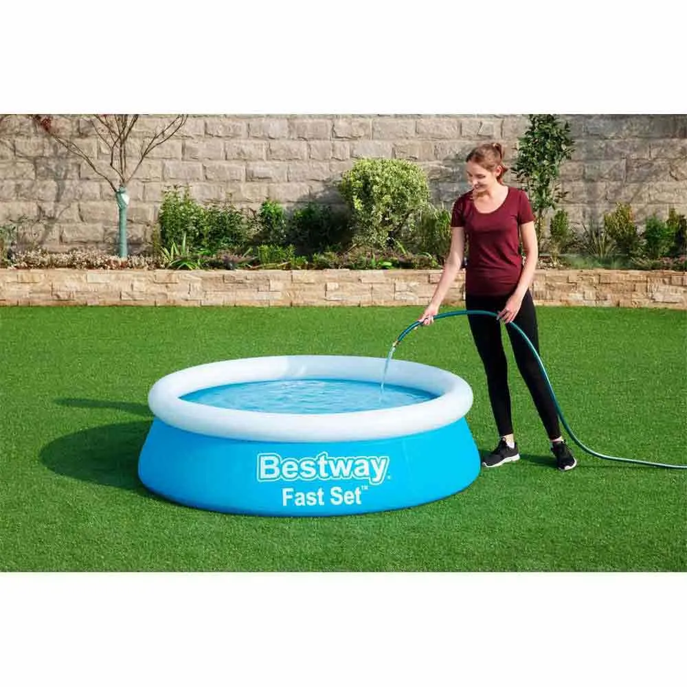 Bestway Fast Set 183x51 Cm Rund Oppblåsbar Basseng unisex, Blue, 940L