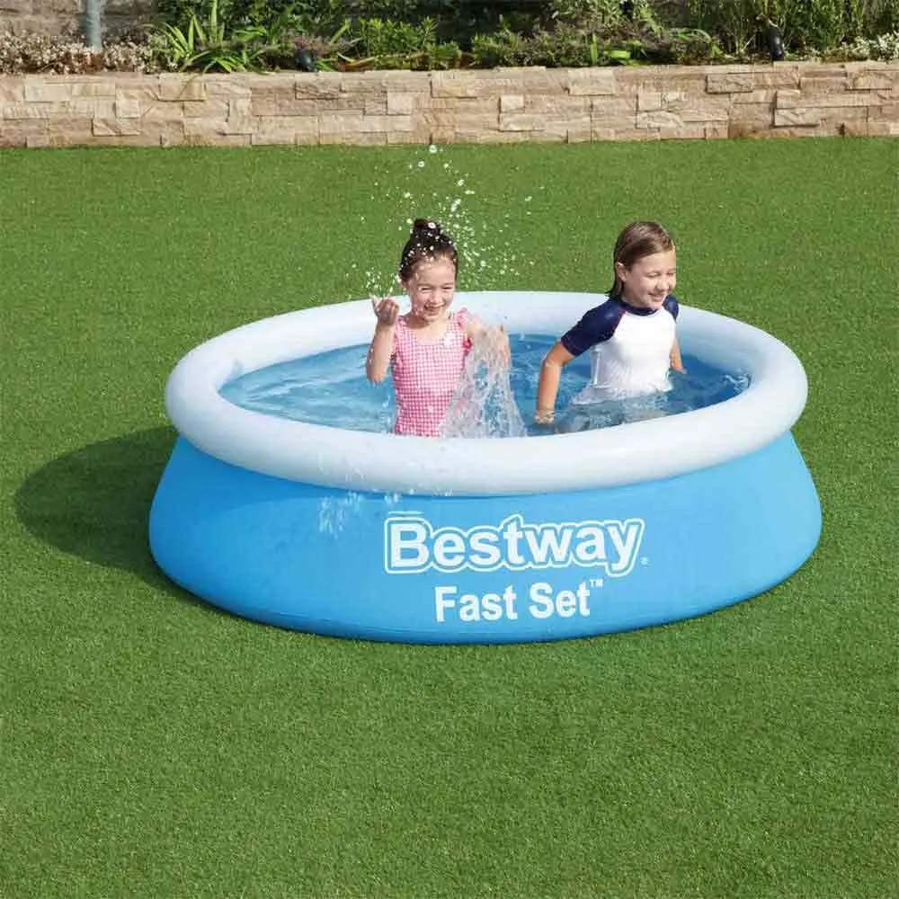 Bestway Fast Set 183x51 Cm Rund Oppblåsbar Basseng unisex, Blue, 940L