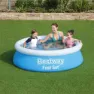 Bestway Fast Set 183x51 Cm Rund Oppblåsbar Basseng unisex, Blue, 940L