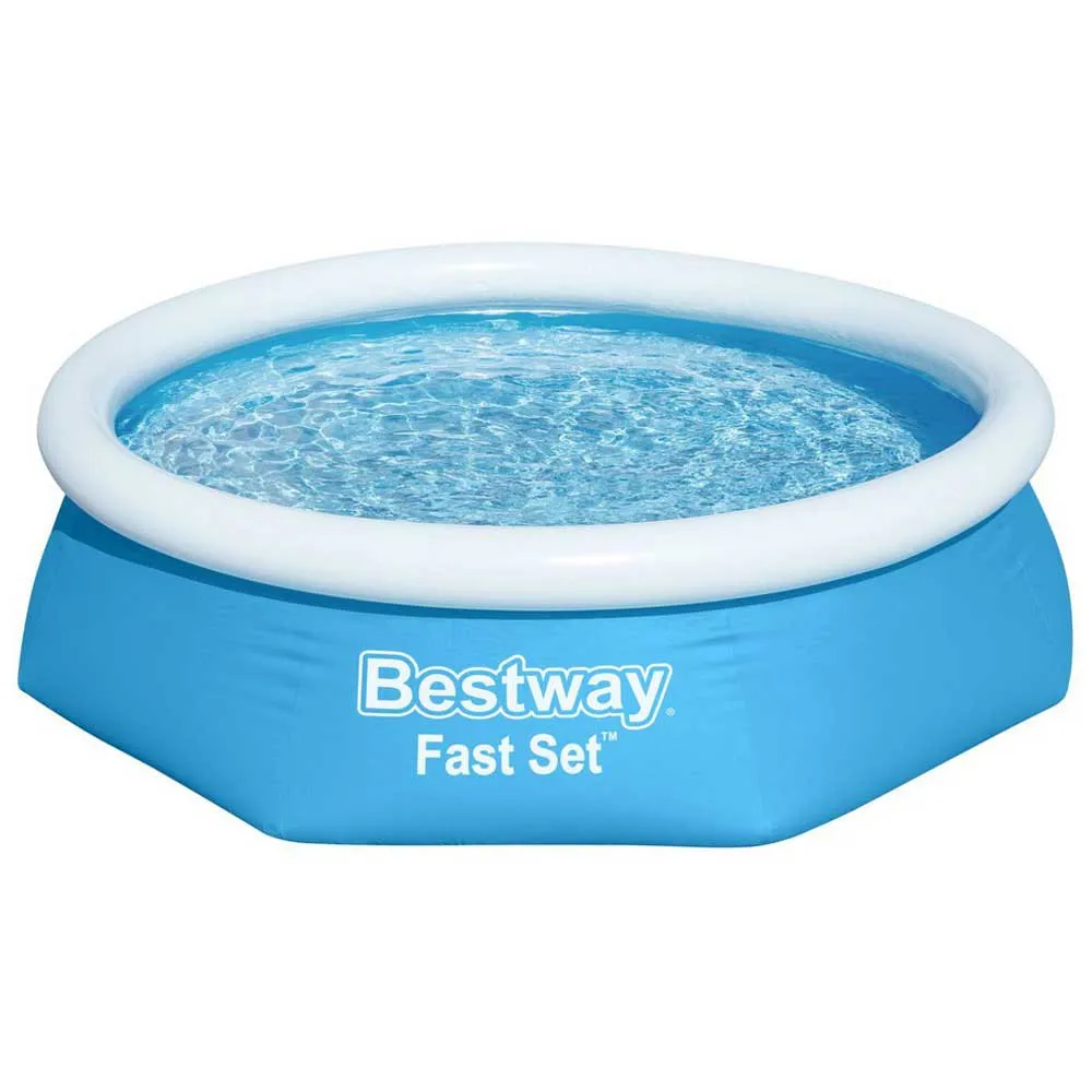 Bestway Fast Set 244x61 Cm Rund Oppblåsbar Basseng unisex, Blue / white, 1880L