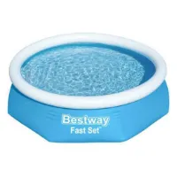 Bestway Fast Set Ø 244x61 Cm Rund Oppblåsbar Basseng unisex Bestway Fast Set Ø 244x61 Cm Rund Oppblåsbar Basseng unisex