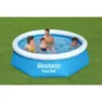Bestway Fast Set Ø 244x61 Cm Rund Oppblåsbar Basseng unisex, Blue, 1880L
