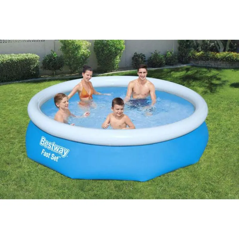 Bestway Fast Set Ø 305x76 Cm Rund Oppblåsbar Basseng unisex, Blue, 3800L
