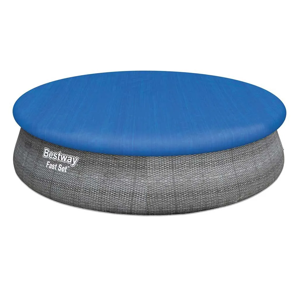Bestway Fast Set Rattan 457x107 Cm Rund Oppblåsbar Basseng unisex, Grey, 12362L