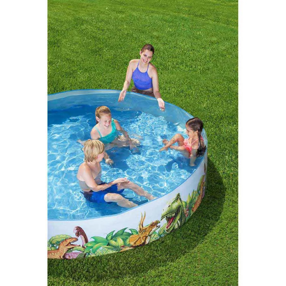 Bestway Fill ´n Fun Dinosaurs 244x46 Cm Basseng unisex, Multicolour, 2074L