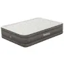 Bestway Fortech Tough Guard Twin Wave-beam Reinforced Dobbel Luftmadrass Med Innebygd Pumpe, Beige, 203 x 152 x 46cm
