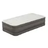 Bestway Fortech Tough Guard Twin Wave-beam Reinforced Enkel Luftmadrass Med Innebygd Pumpe, Beige, 191 x 97 x 46cm