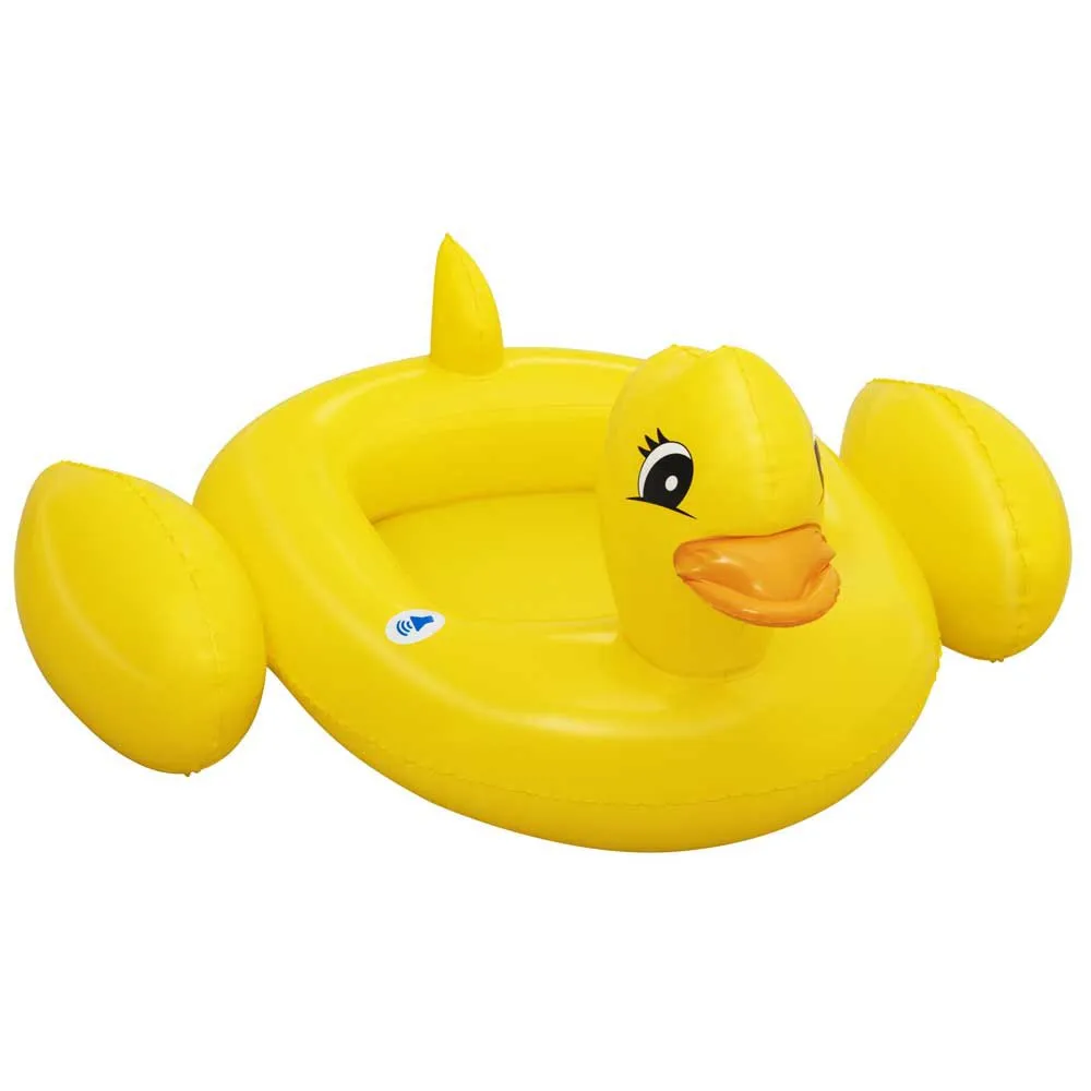 Bestway Funspeakers Duck Barns Oppblåsbare Båt unisex, Yellow, 102 x 99cm Bestway Funspeakers Duck Barns Oppblåsbare Båt unisex, Yellow, 102 x 99cm