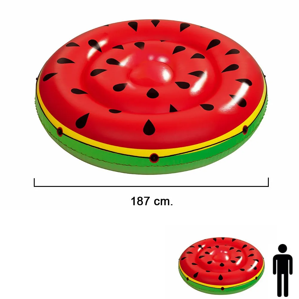 Bestway Gigantisk Vannmelon Badeleke unisex, Red / green, 188cm Bestway Gigantisk Vannmelon Badeleke unisex, Red / green, 188cm
