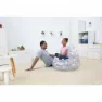 Bestway Glitter Dream Air Oppblåsbar Sofa, Clear / glitter, +6Y