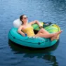 Bestway Hydro-force Alpine Coolertube Flytende Stol unisex, Green / yellow, 169 x 137cm