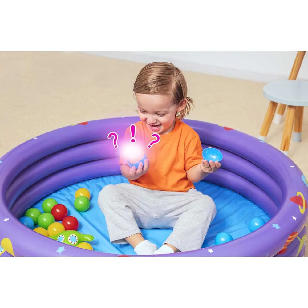 Bestway Intergalactic Surprise 102x25 Cm Rund Oppblåsbar Basseng unisex, Multicolour, 101L