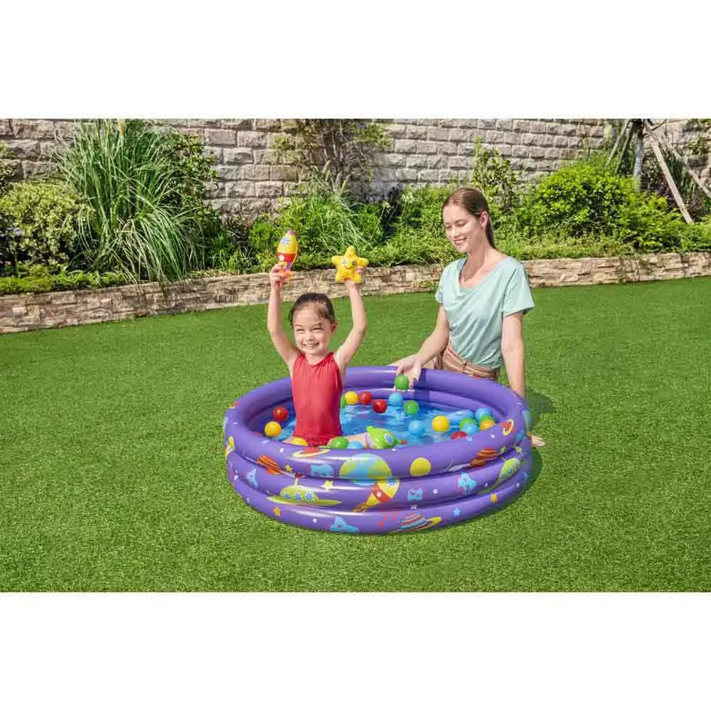 Bestway Intergalactic Surprise 102x25 Cm Rund Oppblåsbar Basseng unisex, Multicolour, 101L