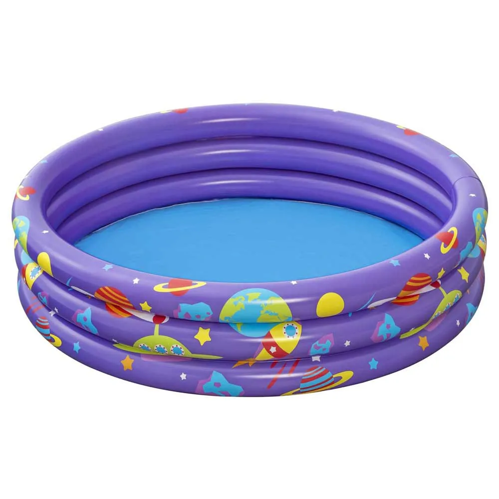 Bestway Intergalactic Surprise 102x25 Cm Rund Oppblåsbar Basseng unisex, Multicolour, 101L