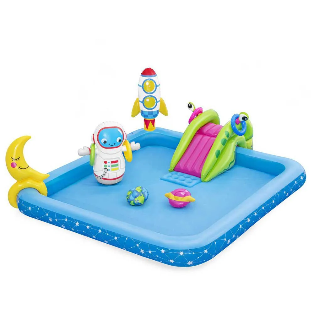 Bestway Kvadratisk Oppblåsbar Basseng unisex, Multicolour, 308L