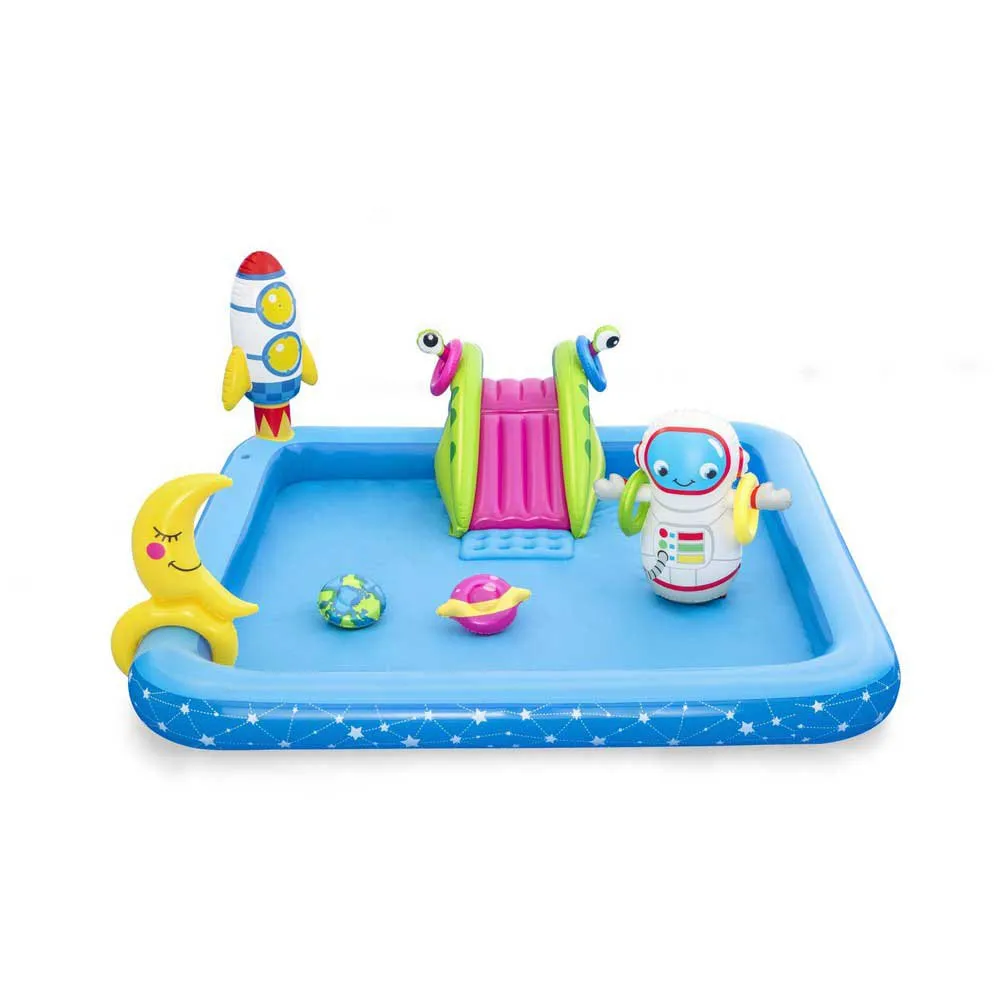 Bestway Kvadratisk Oppblåsbar Basseng unisex, Multicolour, 308L