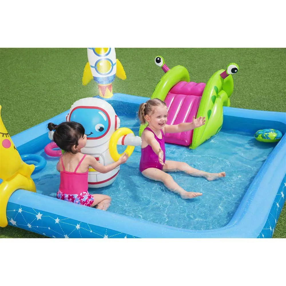 Bestway Kvadratisk Oppblåsbar Basseng unisex, Multicolour, 308L