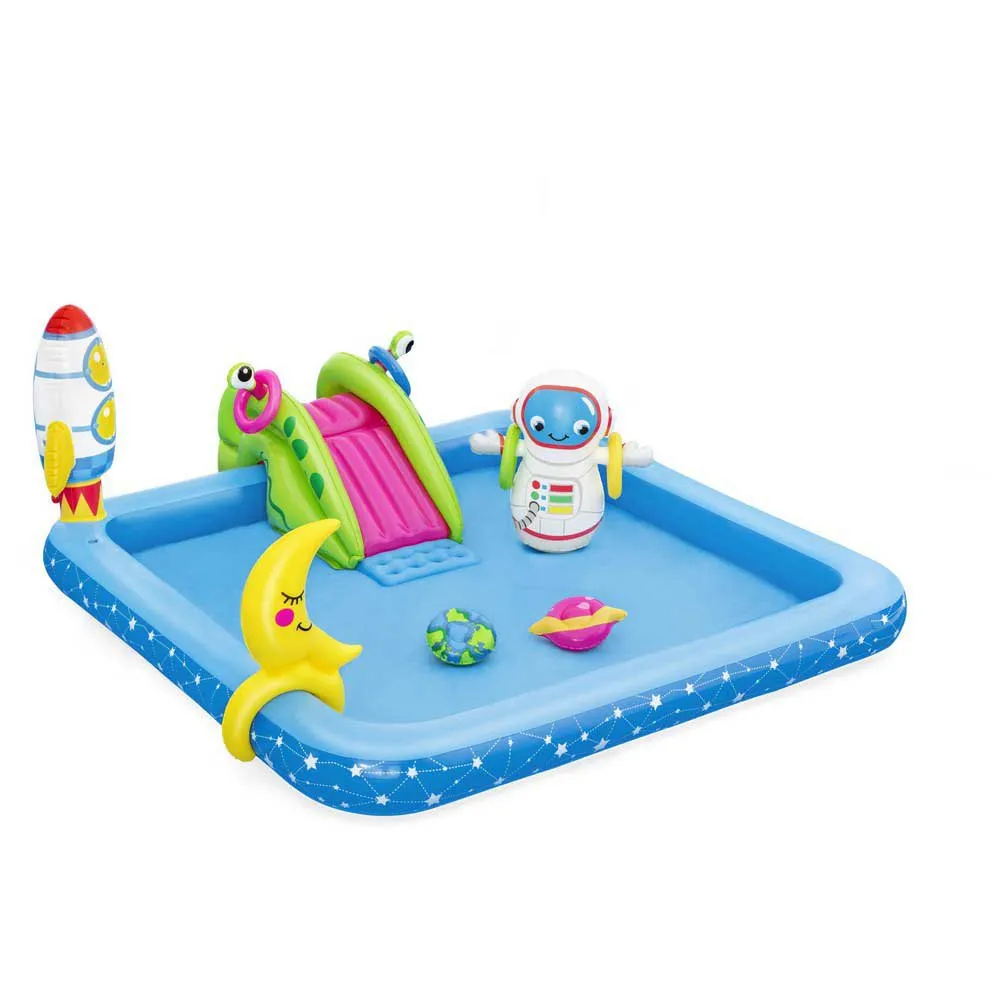Bestway Kvadratisk Oppblåsbar Basseng unisex, Multicolour, 308L