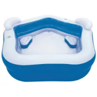 Bestway Kvadratisk Oppblåsbar Familiebasseng 213x207x69 Cm unisex Bestway Kvadratisk Oppblåsbar Familiebasseng 213x207x69 Cm unisex