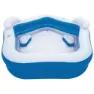 Bestway Kvadratisk Oppblåsbar Familiebasseng 213x207x69 Cm unisex, Blue / white, 575L