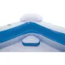 Bestway Kvadratisk Oppblåsbar Familiebasseng 213x207x69 Cm unisex, Blue / white, 575L